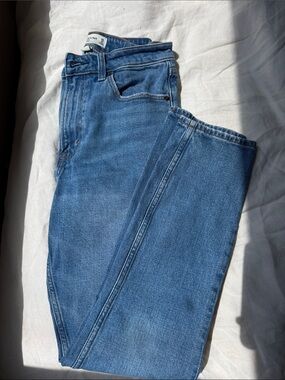 Abercrombie & Fitch Men's Blue Straight Jeans